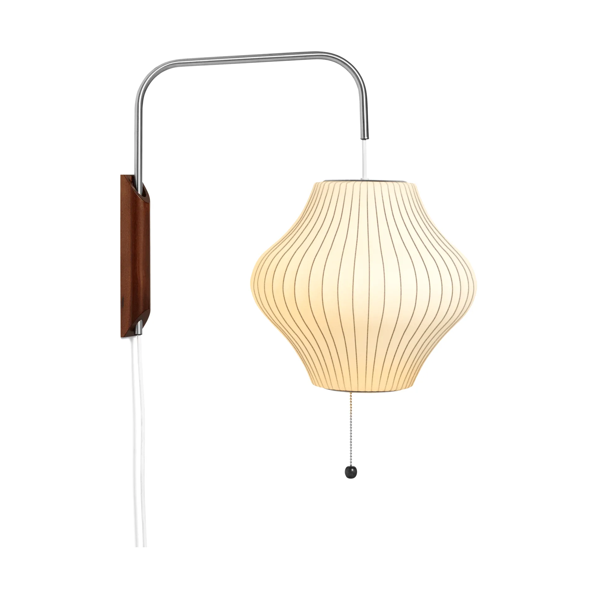 Candeeiro de parede Nelson Bubble Pear, Off white HAY