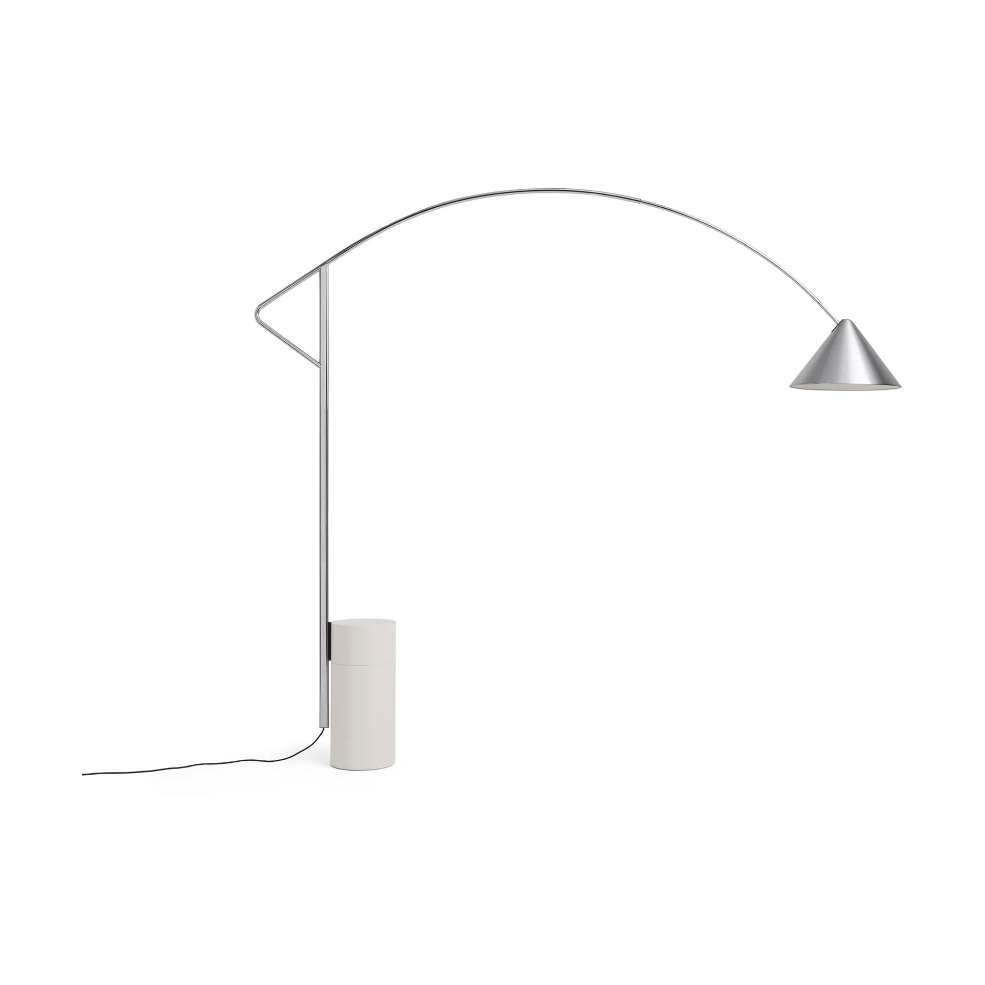 Candeeiro de pé Compass, Prateado HAY