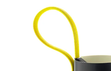 Candeeiro de pé Rope Trick - Preto-amarelo - HAY