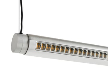 Candeeiro de teto Factor Linear Suspension 1500 Directional - Alumínio anodizado transparente - HAY