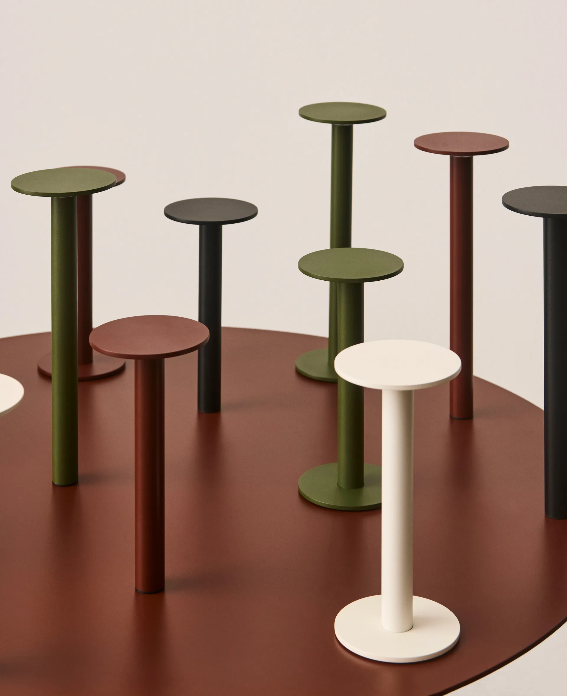 Candeeiro portátil Host, Vermelho ferro, 30 cm HAY