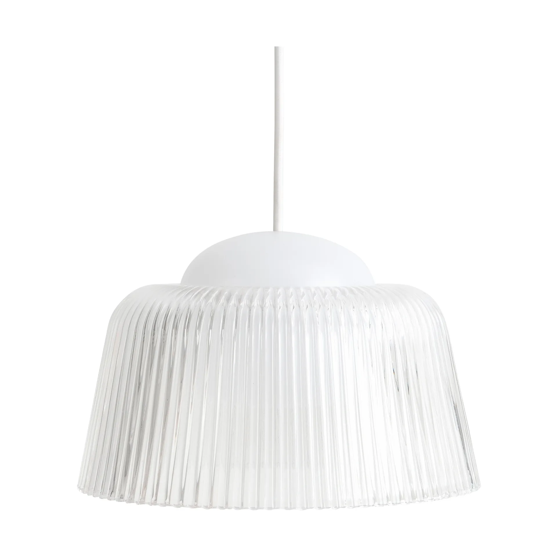 Candeeiro suspenso Brim Bottle Ø24,5 cm, Clear glass HAY