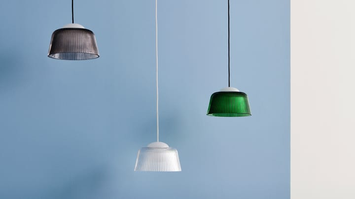 Candeeiro suspenso Brim Bottle Ø24,5 cm, Clear glass HAY