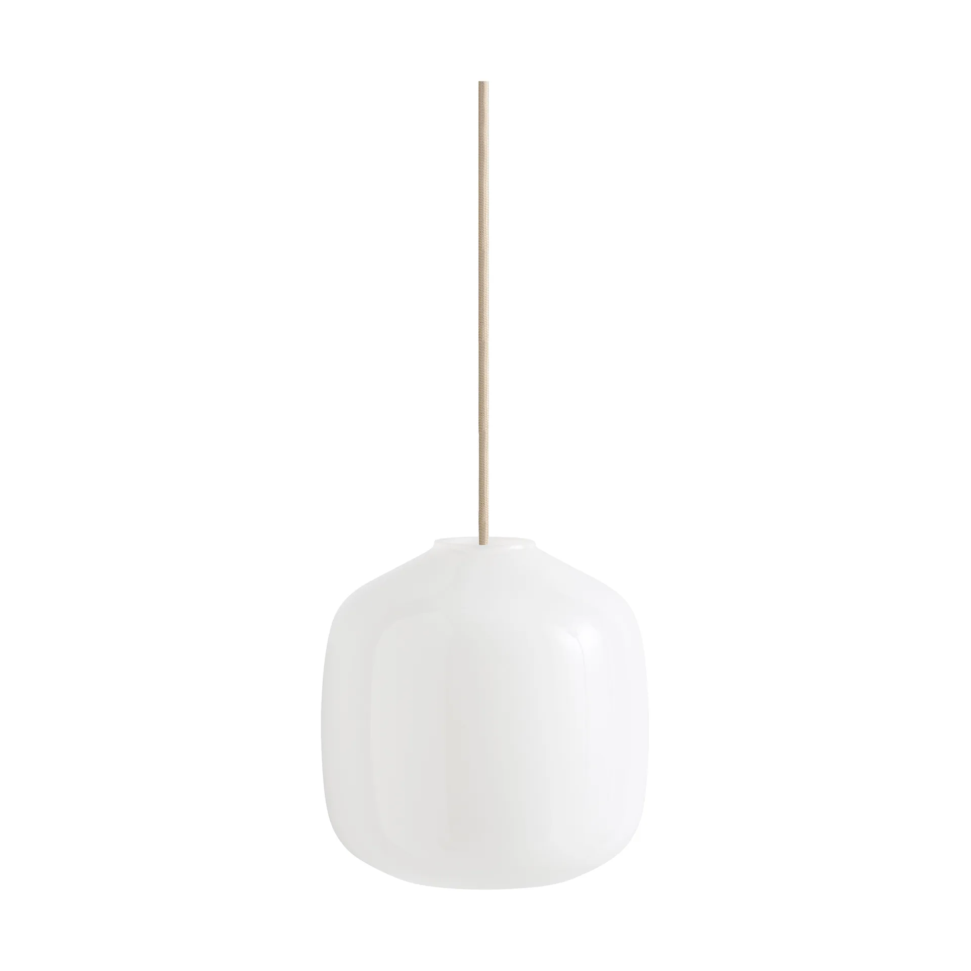 Candeeiro suspenso Buoy Ø20 cm, Opal glass-beton grey HAY