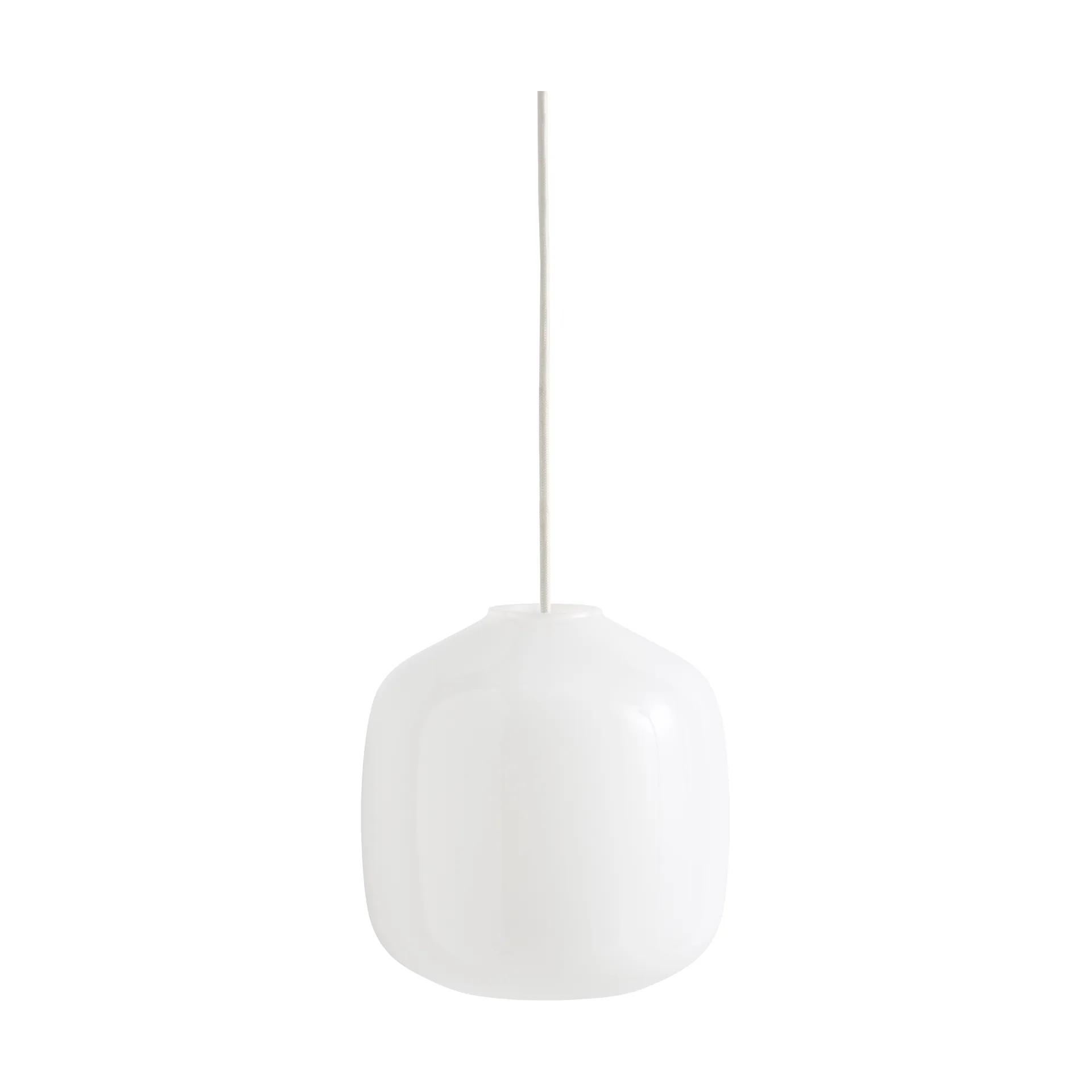Candeeiro suspenso Buoy Ø20 cm, Opal glass-clay white HAY