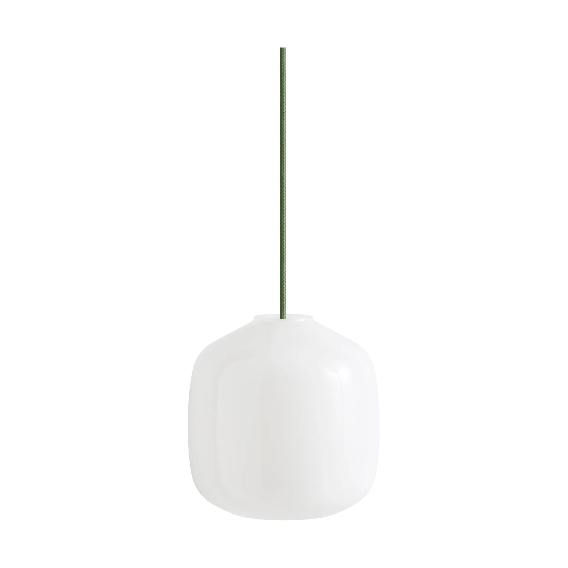 Candeeiro suspenso Buoy Ø20 cm, Opal glass-garden green HAY