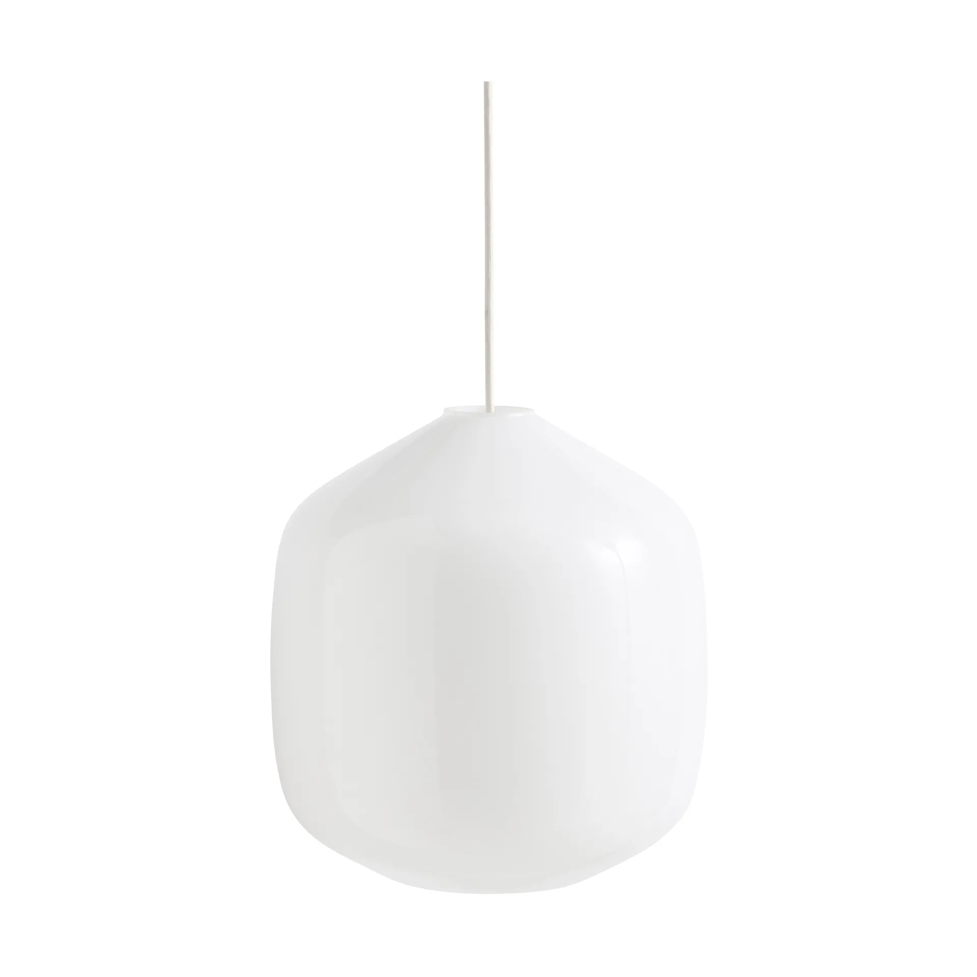 Candeeiro suspenso Buoy Ø30 cm, Opal glass-clay white HAY