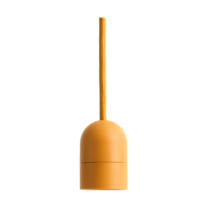 Candeeiro suspenso Common Pendant Cord set Ø12 cm - Amber yellow - HAY