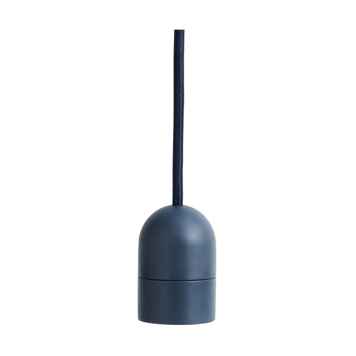 Candeeiro suspenso Common Pendant Cord set Ø12 cm - Anthracite blue - HAY