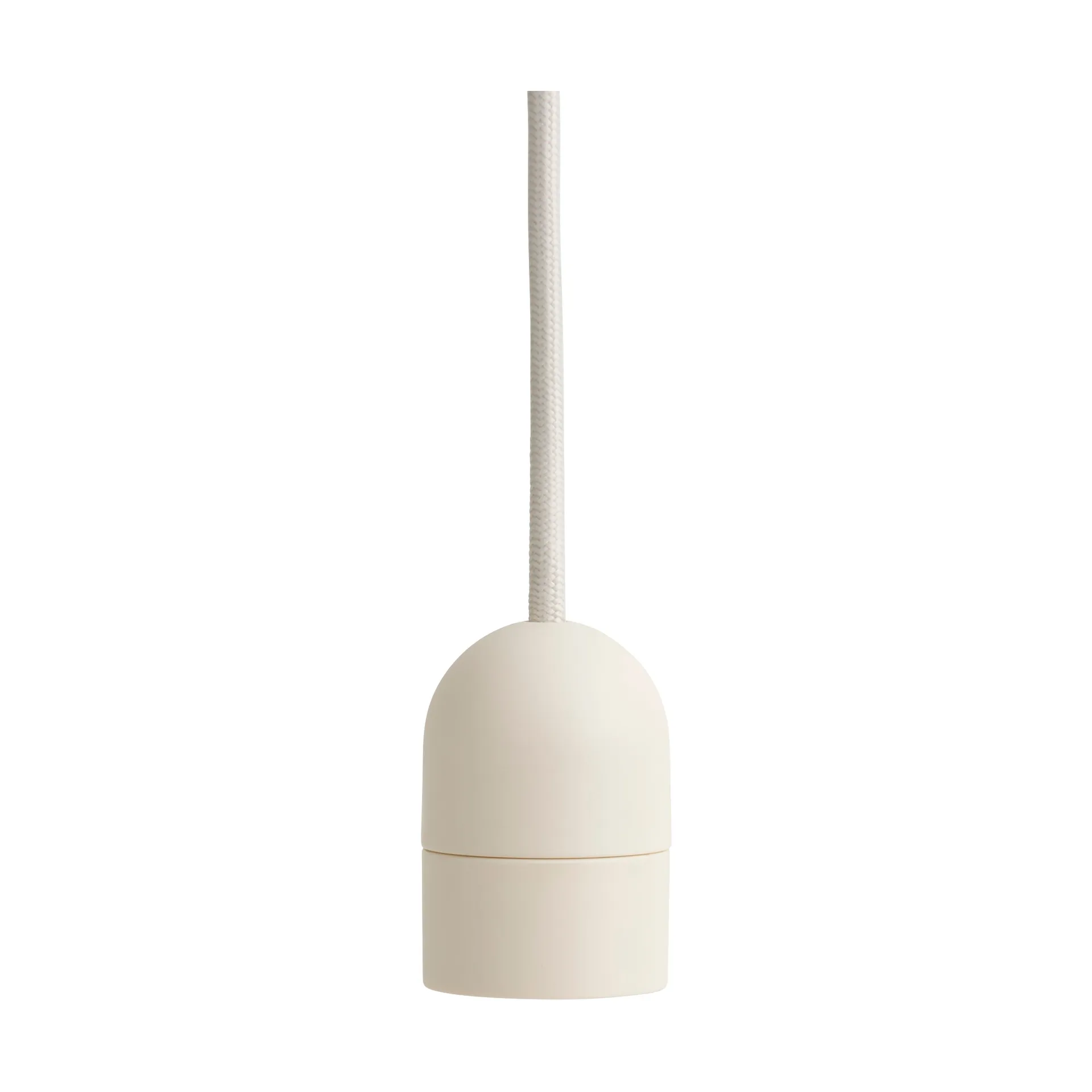 Candeeiro suspenso Common Pendant Cord set Ø12 cm, Clay white HAY