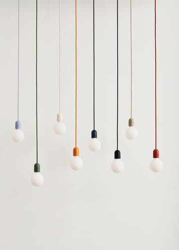 Candeeiro suspenso Common Pendant Cord set Ø12 cm - Soft black - HAY