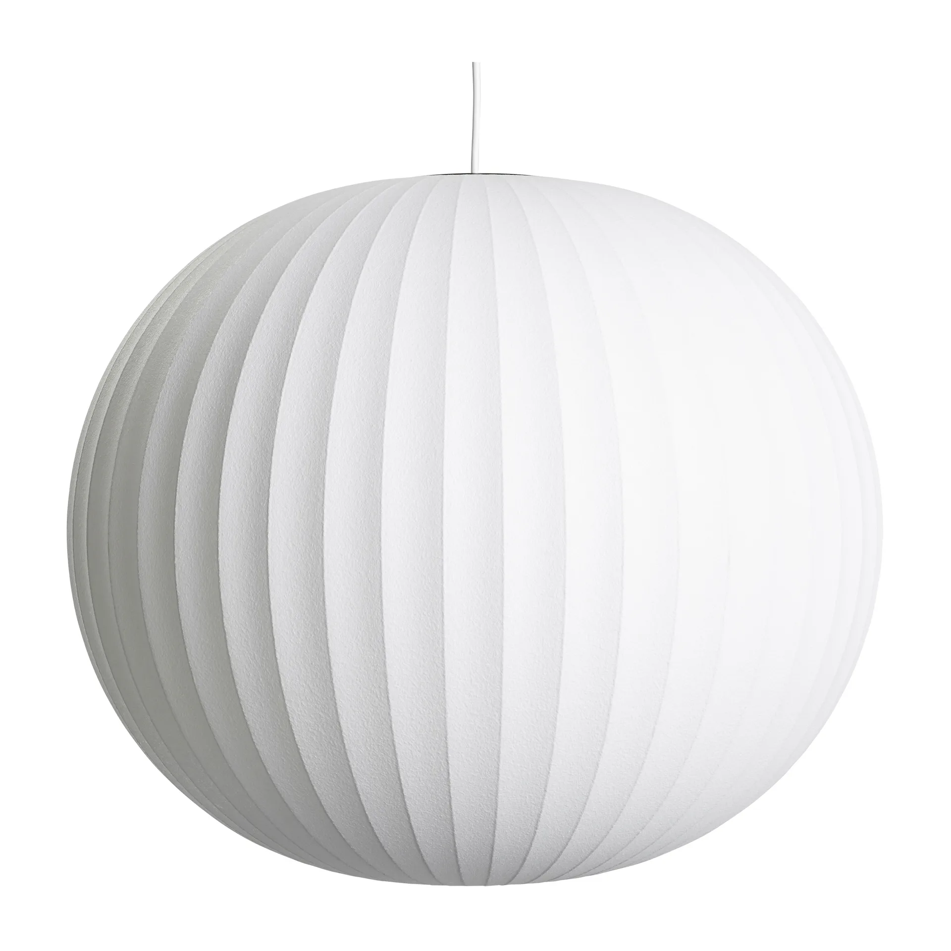 Candeeiro suspenso L Nelson Bubble Ball, Off white HAY