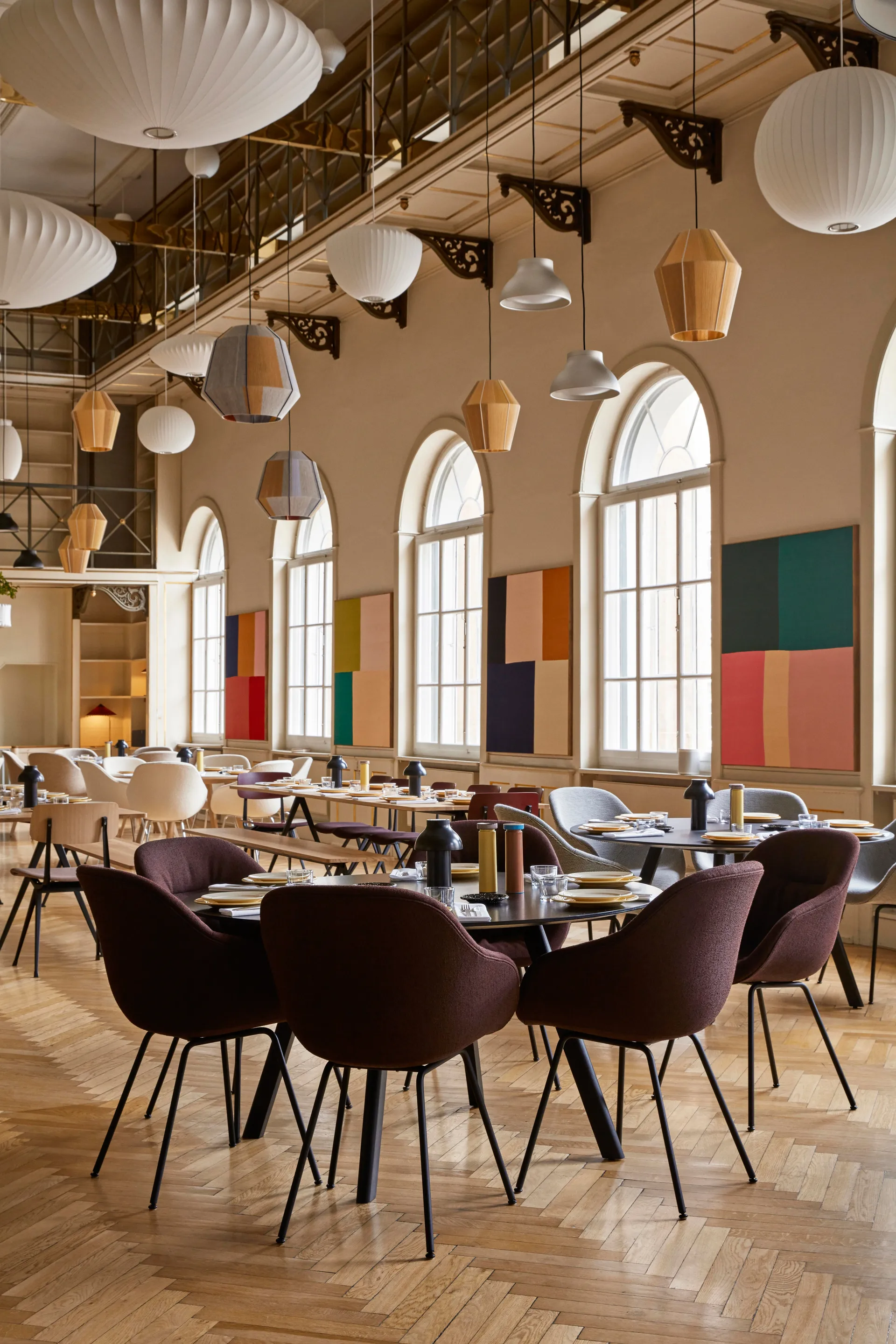 Candeeiro suspenso L Nelson Bubble Saucer, Off white HAY