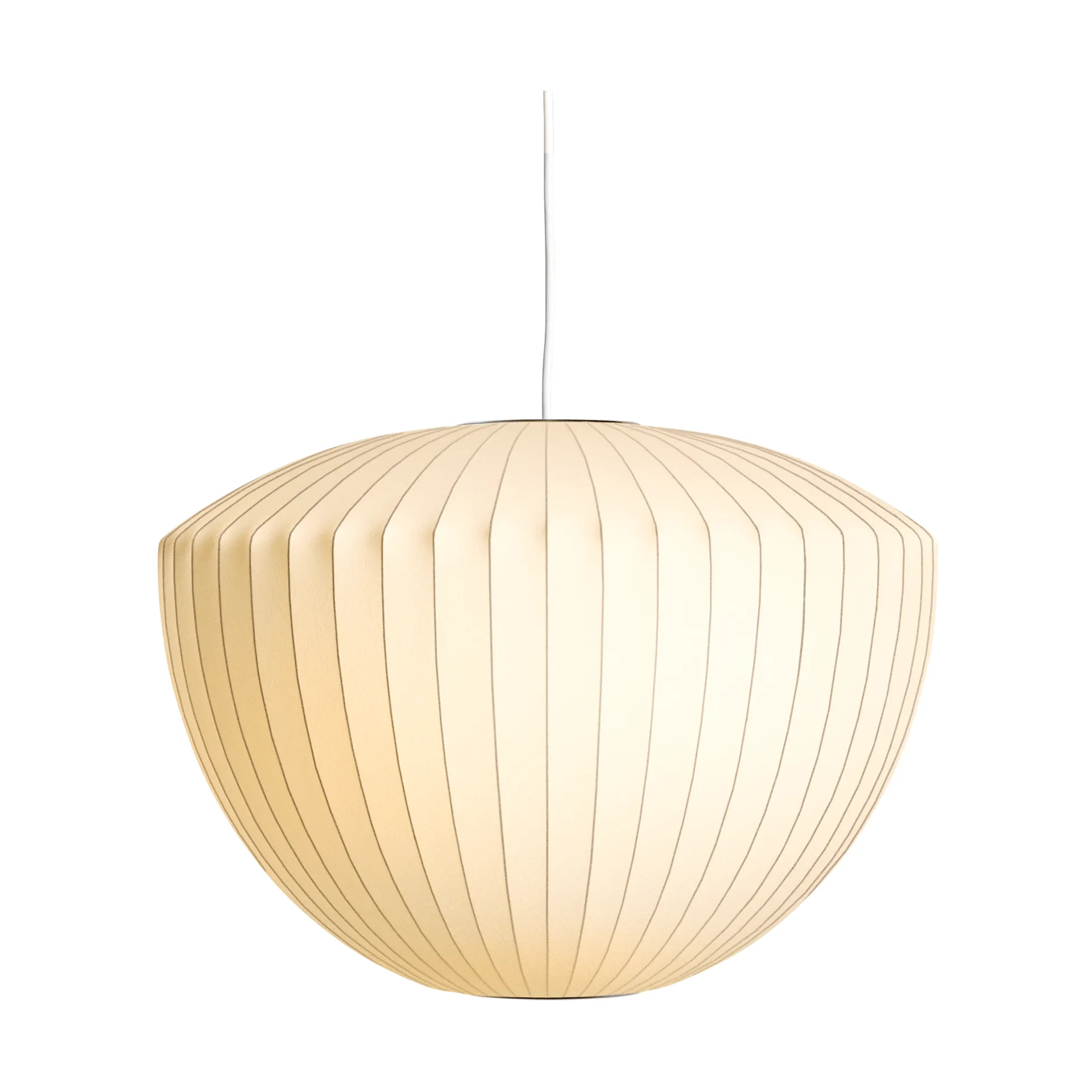 Candeeiro suspenso Nelson Bubble Apple, Off white HAY
