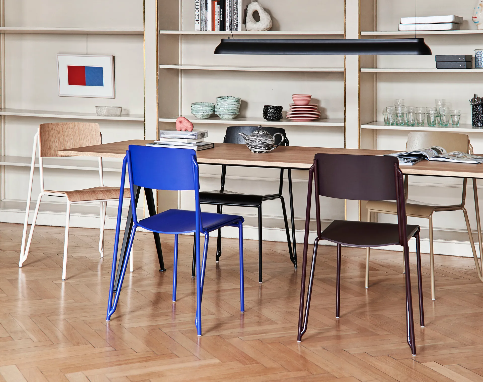 Candeeiro suspenso PC Linear, Soft black HAY