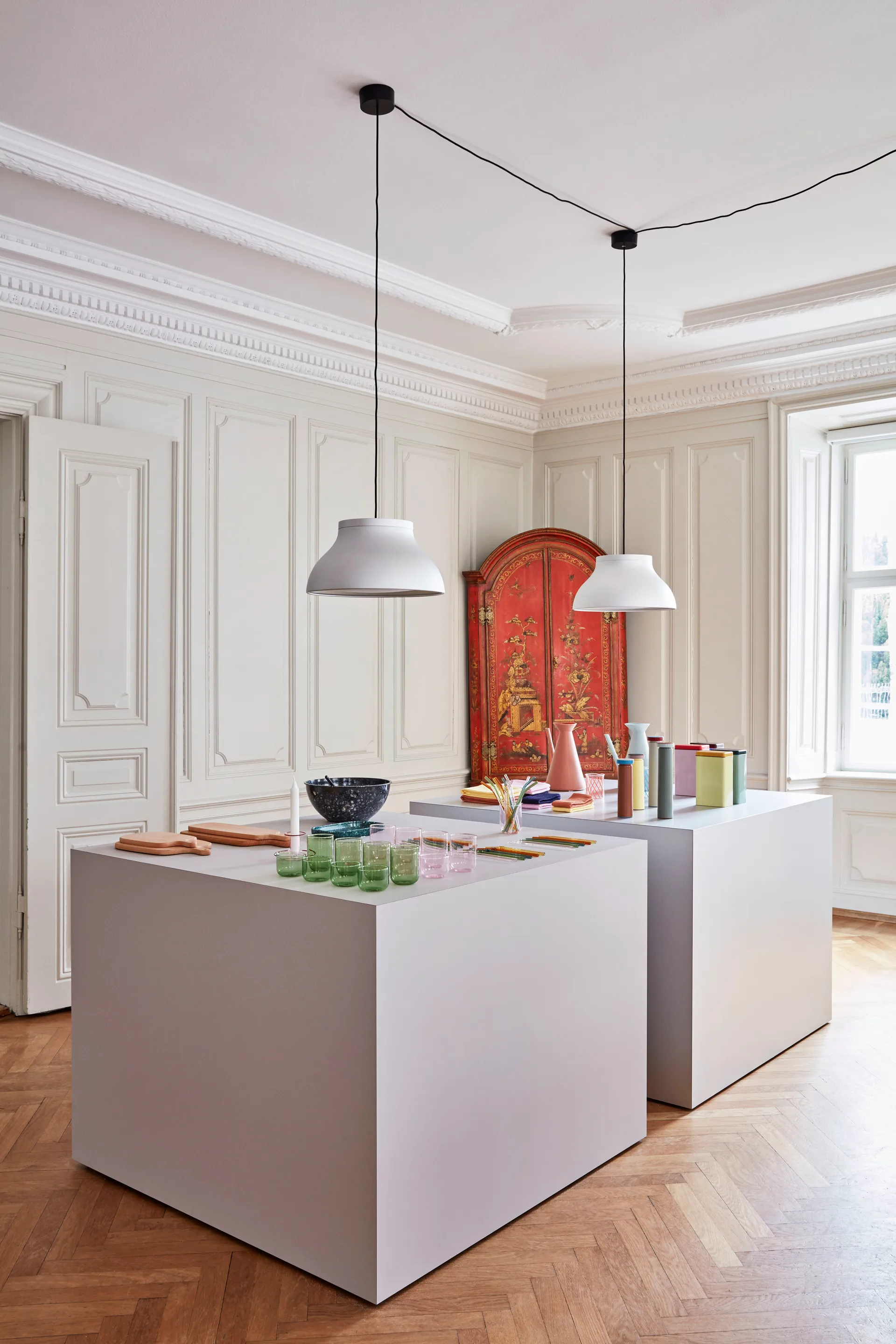 Candeeiro suspenso PC M Ø40 cm, Alumínio HAY