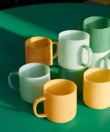 Caneca Borosilicate 30 cl 2 un. - Jade yellow - HAY