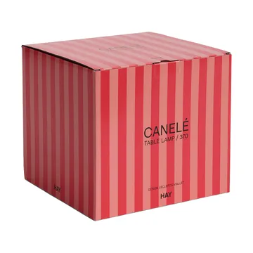 Canelé candeeiro de mesa - Tomato' vermelho - HAY
