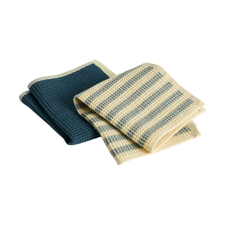Canteen pano da loiça 31x31 cm, pack de 2 - Mistura amarelo‑verde - HAY