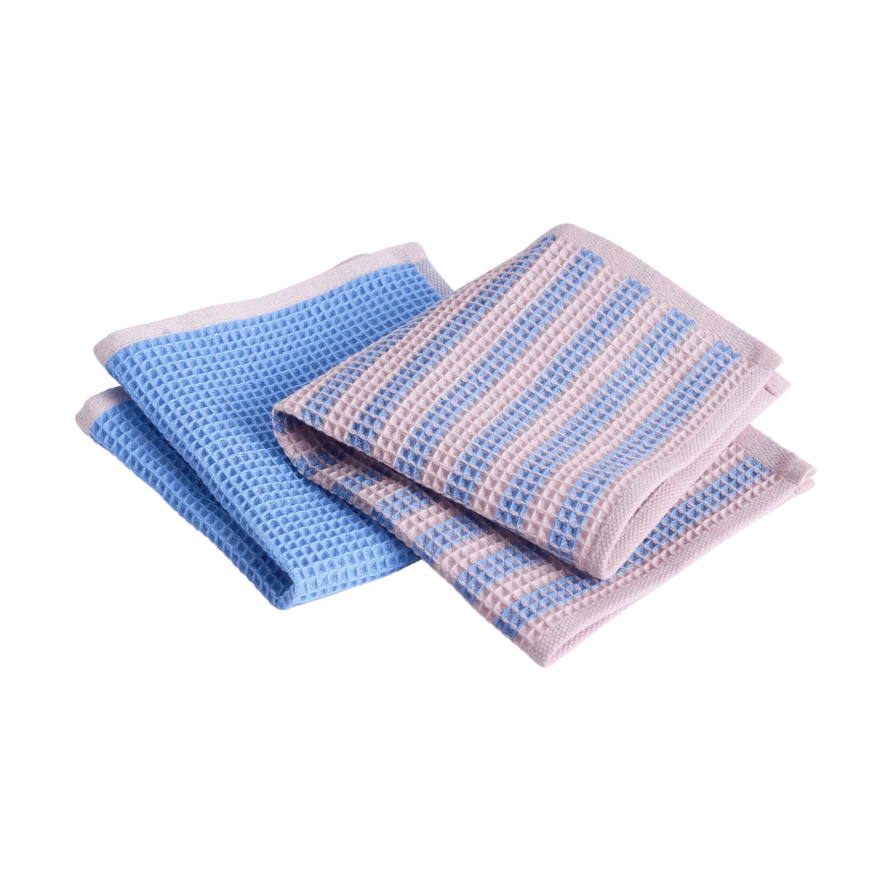Canteen pano da loiça 31x31 cm, pack de 2, Sky blue-rosa mix HAY