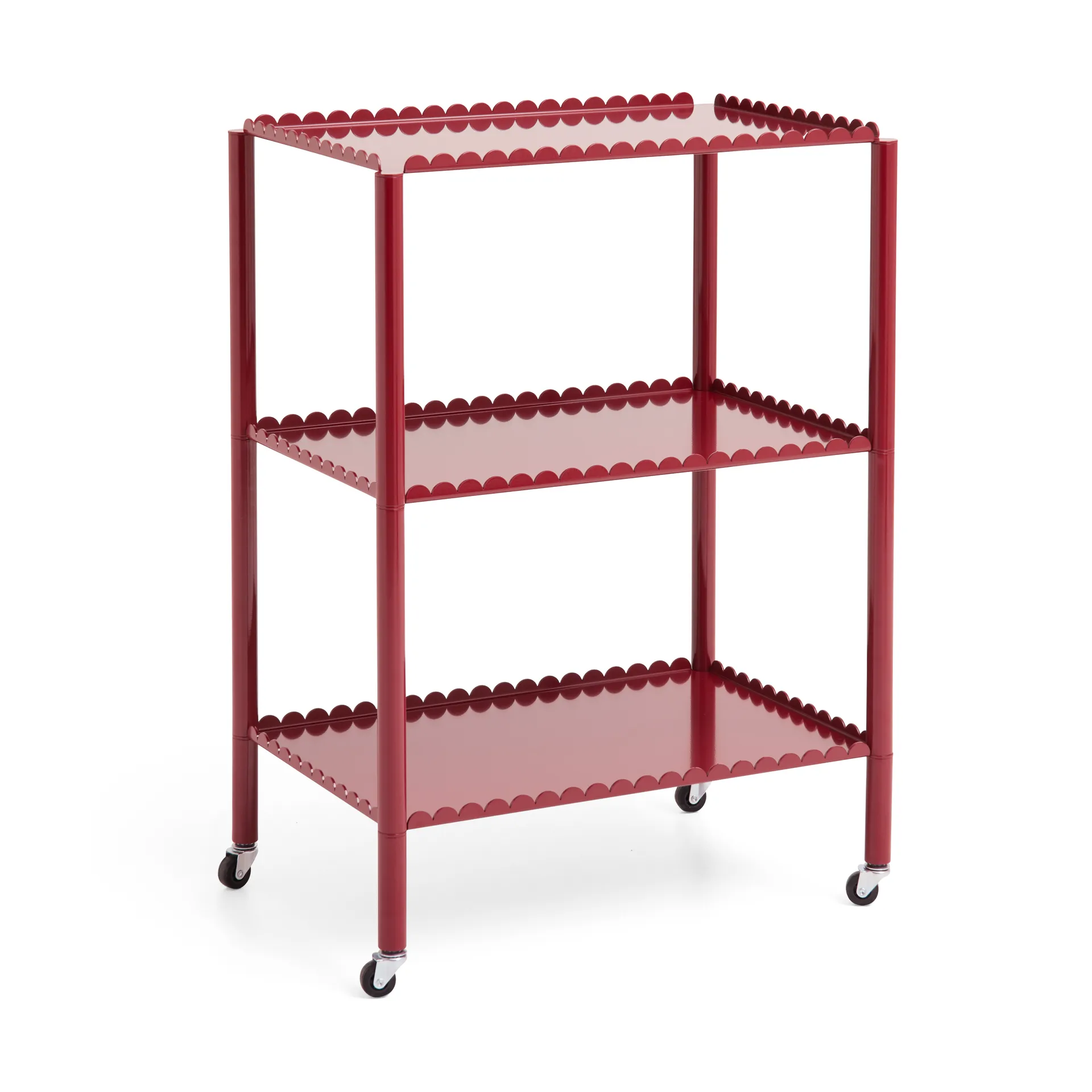 Carrinho de serviço Arcs Trolley High, Vermelho Auburn HAY