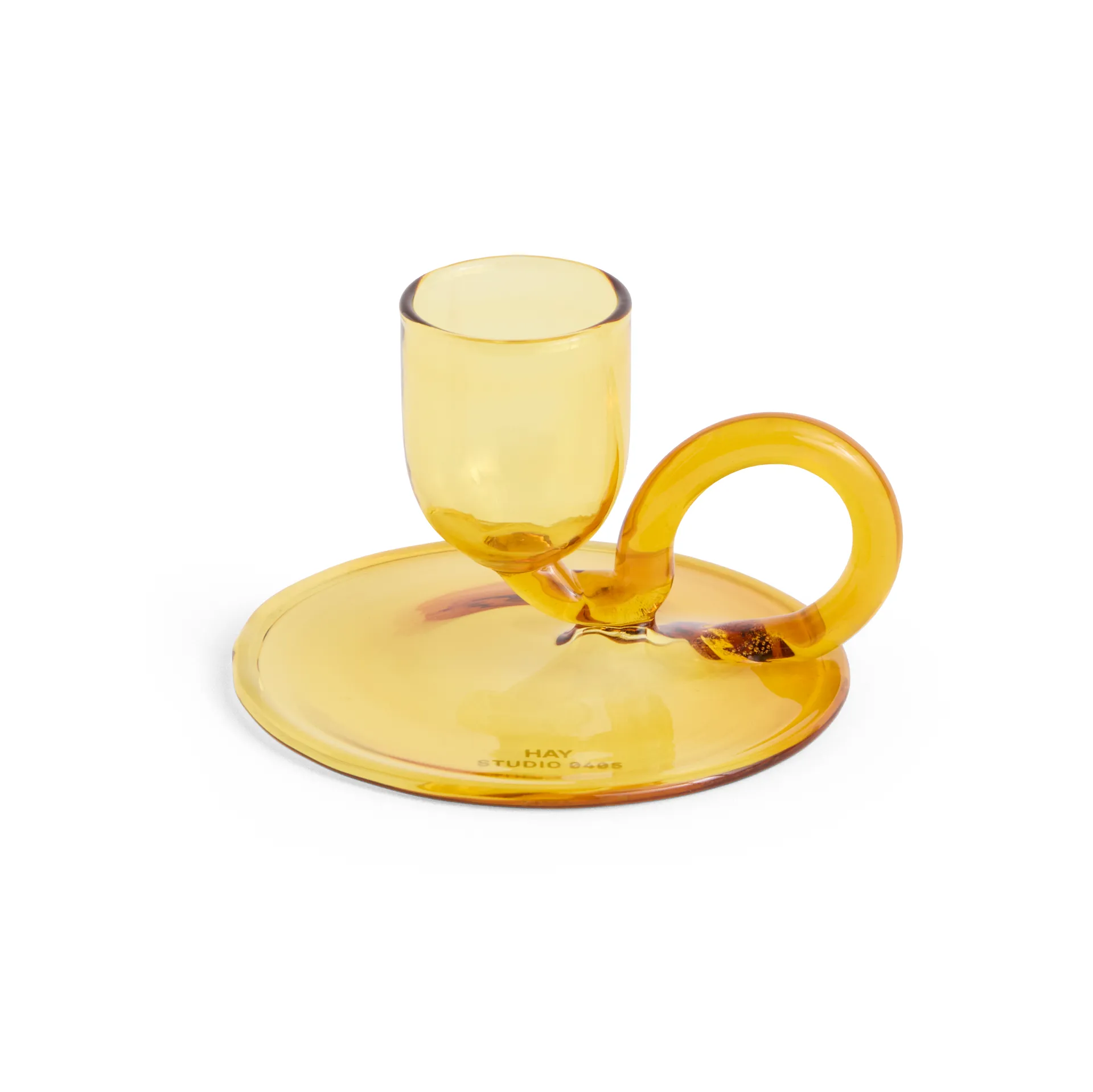 Castiçais Tiny curved, Yellow HAY