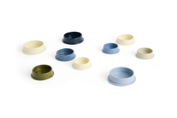 Castiçal Column Candleholder M 11 cm, Dusty blue HAY