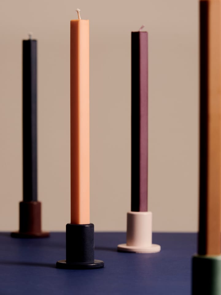 Castiçal Tube concreto 5,5 cm, Light pink HAY