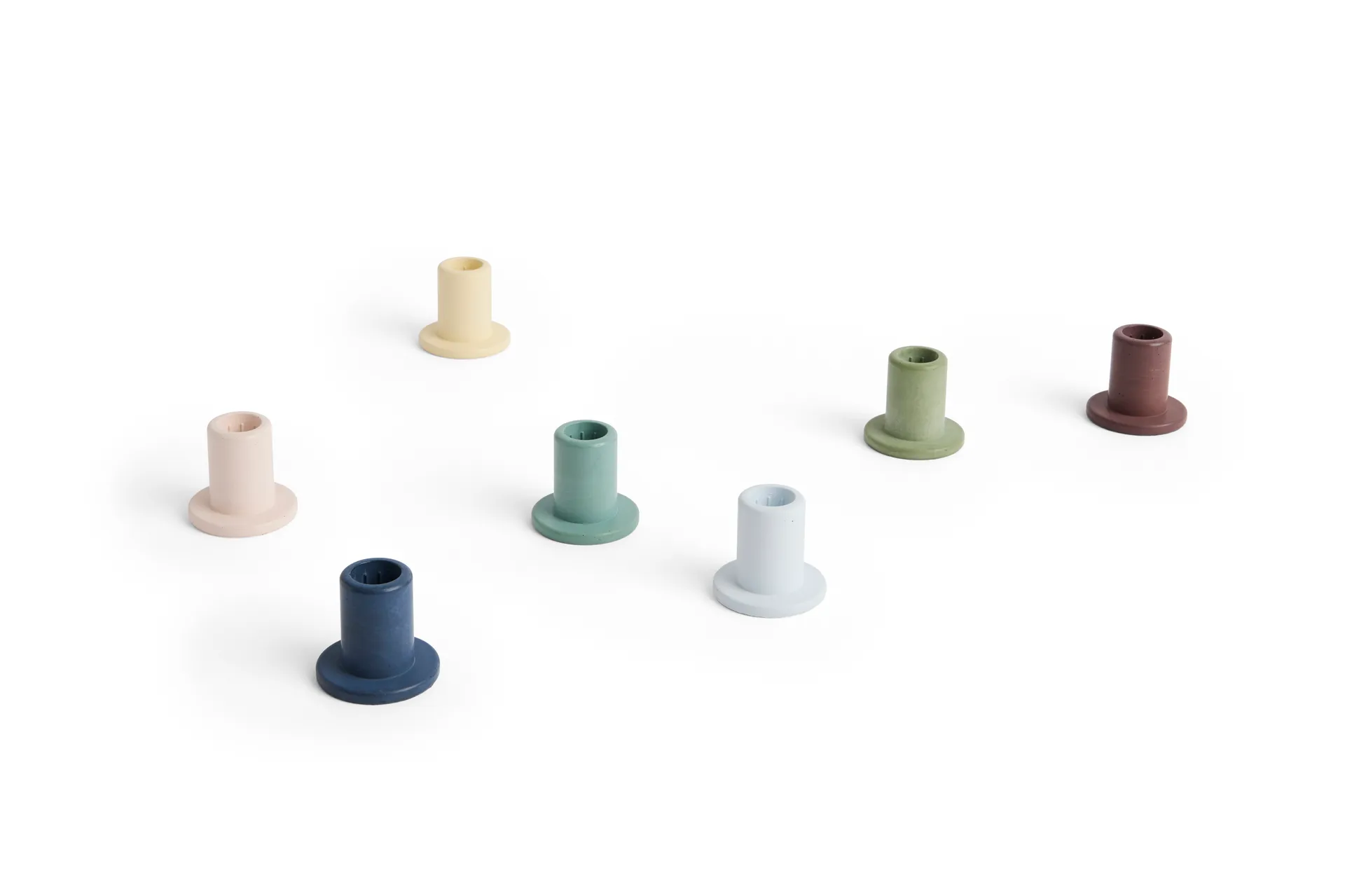 Castiçal Tube concreto 5,5 cm, Midnight blue HAY