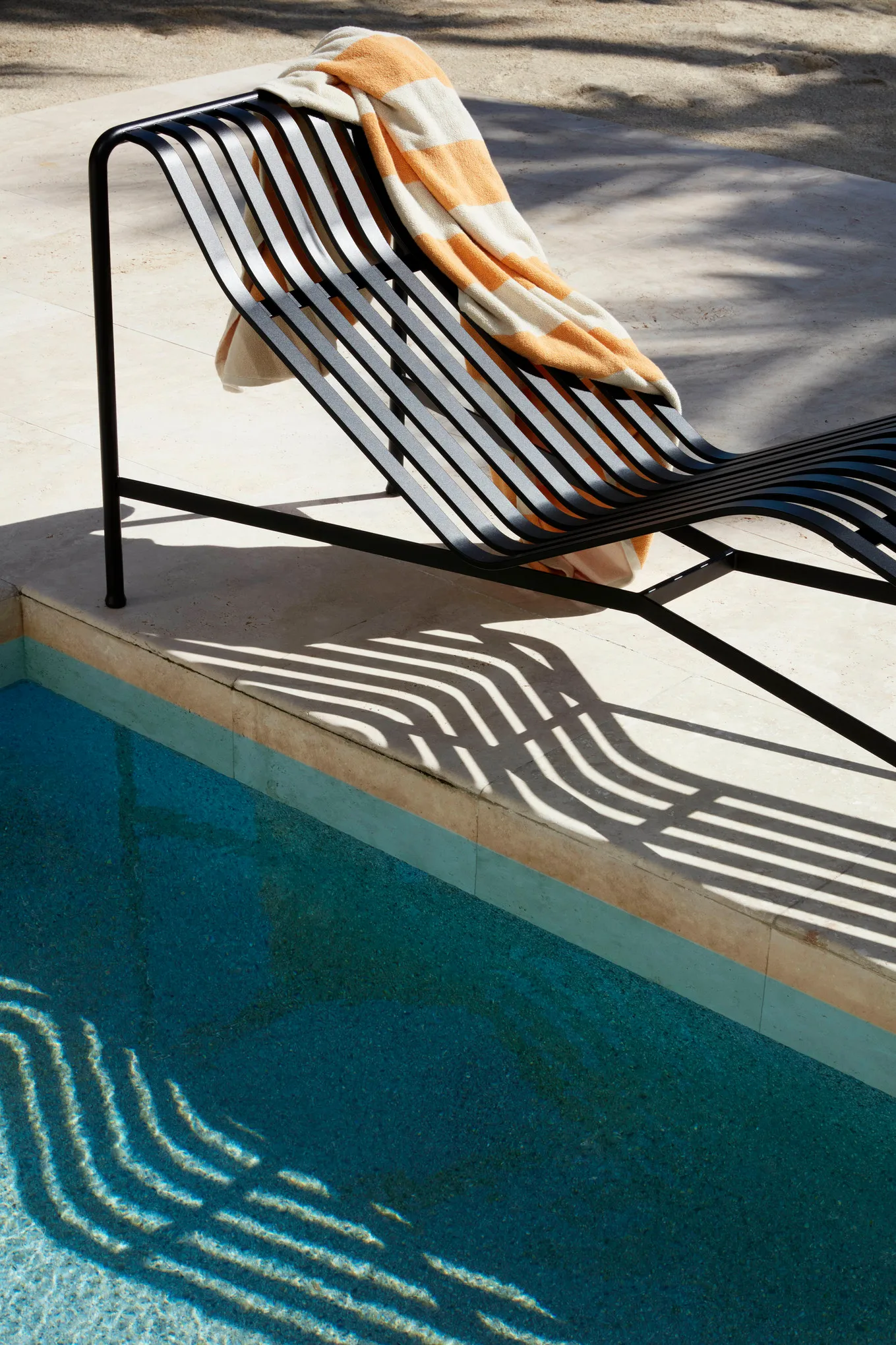 Chaise longue Palissade, Anthracite HAY