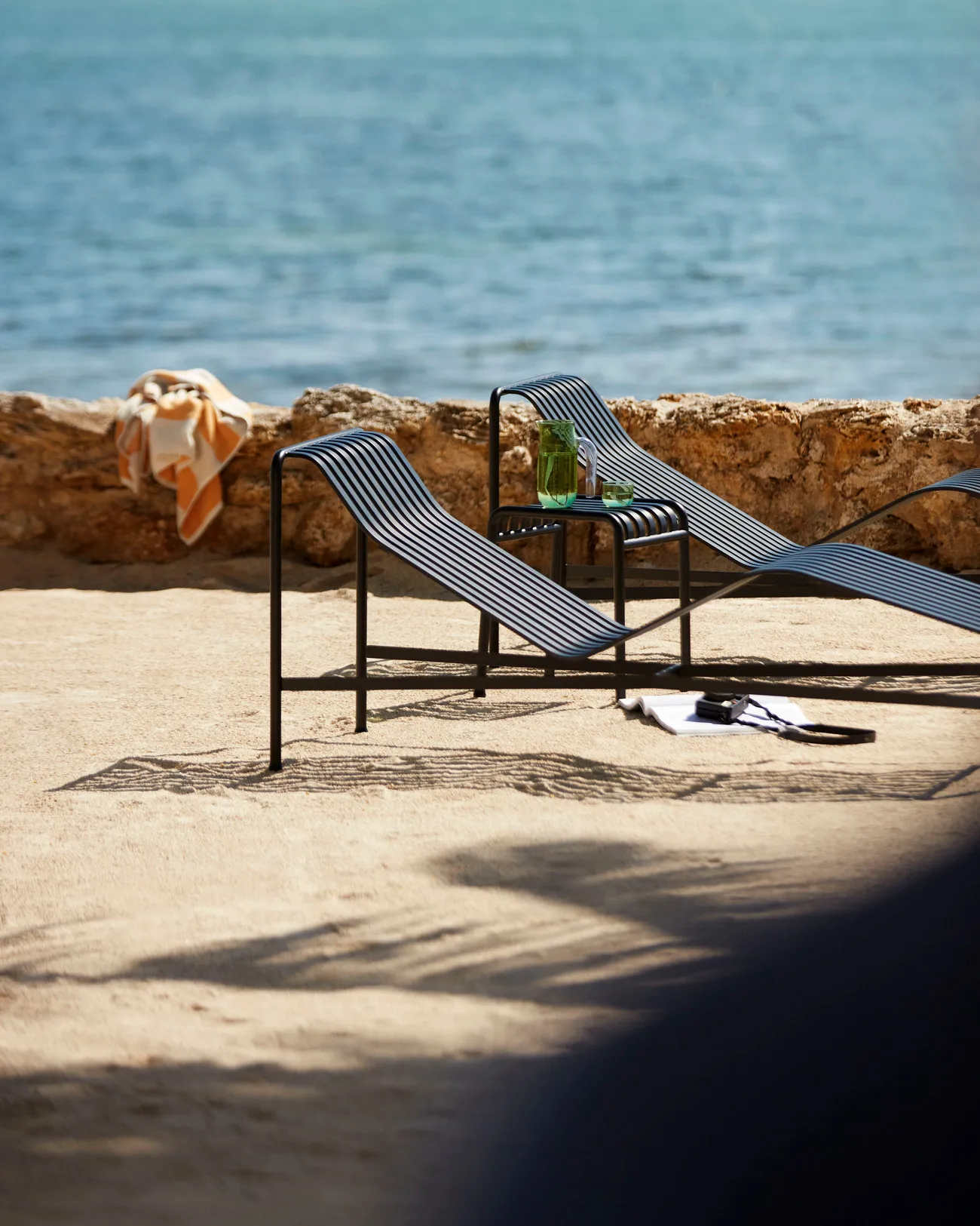 Chaise longue Palissade, Anthracite HAY