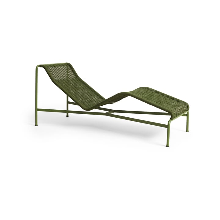 Chaise longue Palissade Cord   - Olive - HAY