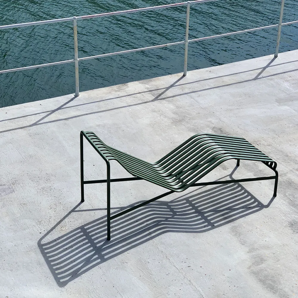 Chaise longue Palissade, Hot galvanised HAY