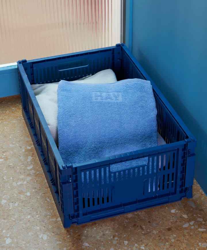 Colour Crate L 34,5x53 cm, Azul escuro HAY