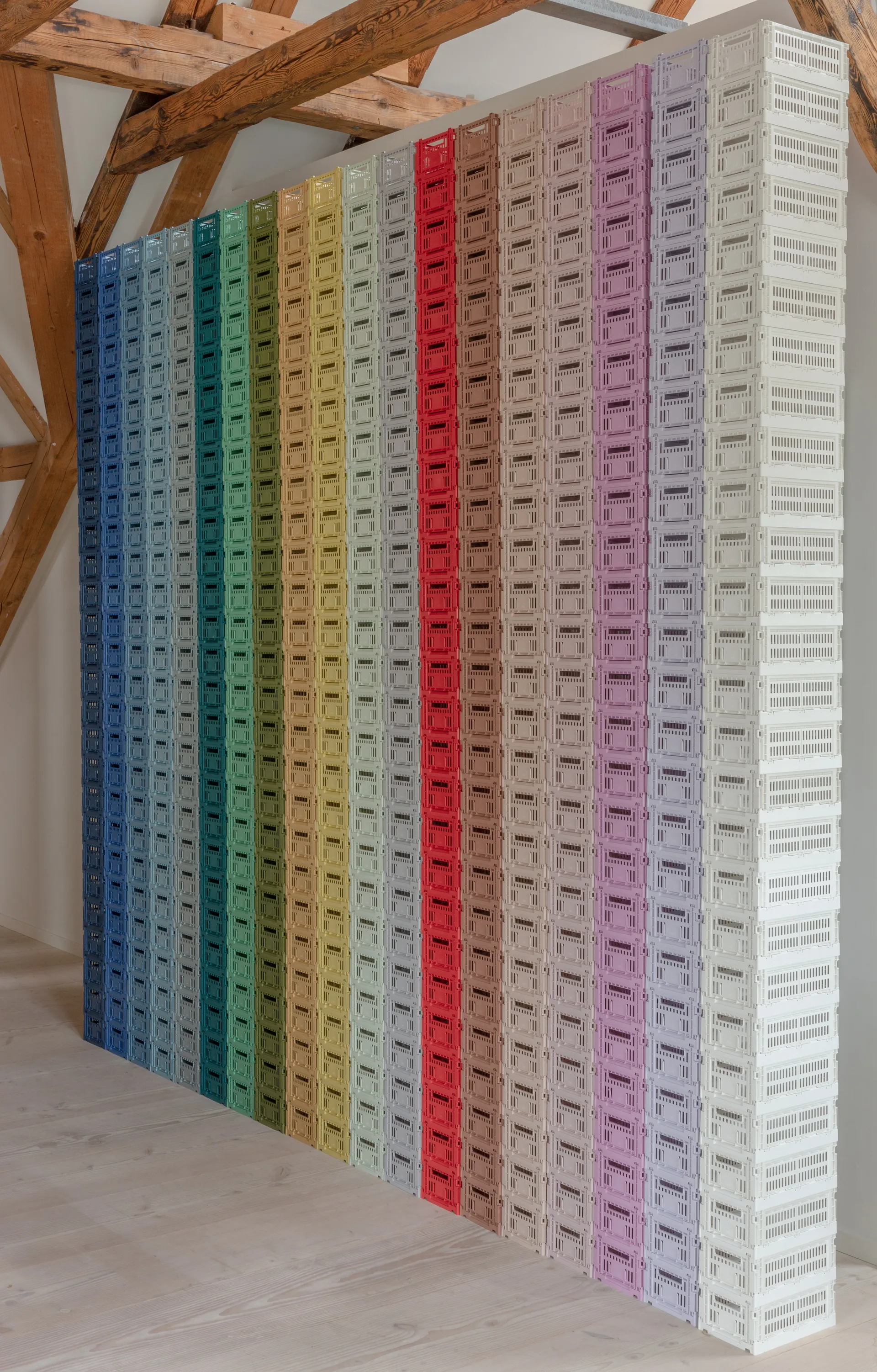 Colour Crate L 34,5x53 cm, Azul escuro HAY