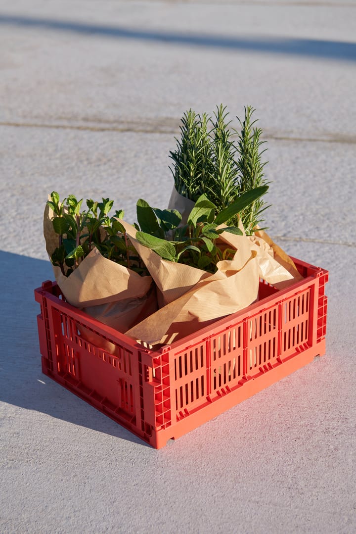 Colour Crate M 26,5x34,5 cm, Vermelho HAY