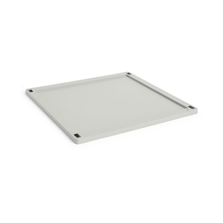 Colour Crate Square tranca em plástico L - Grey - HAY