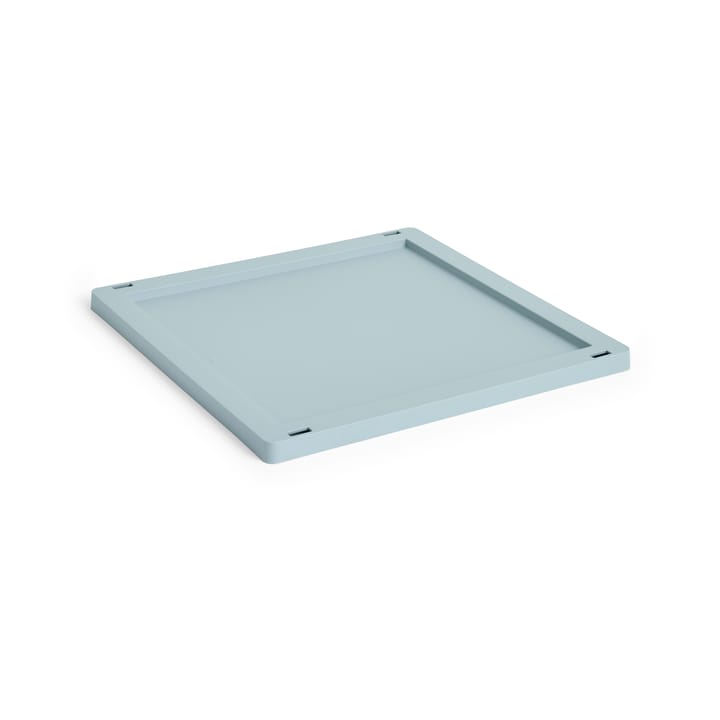 Colour Crate Square/Cube tranca em plástico M - Dusty blue - HAY