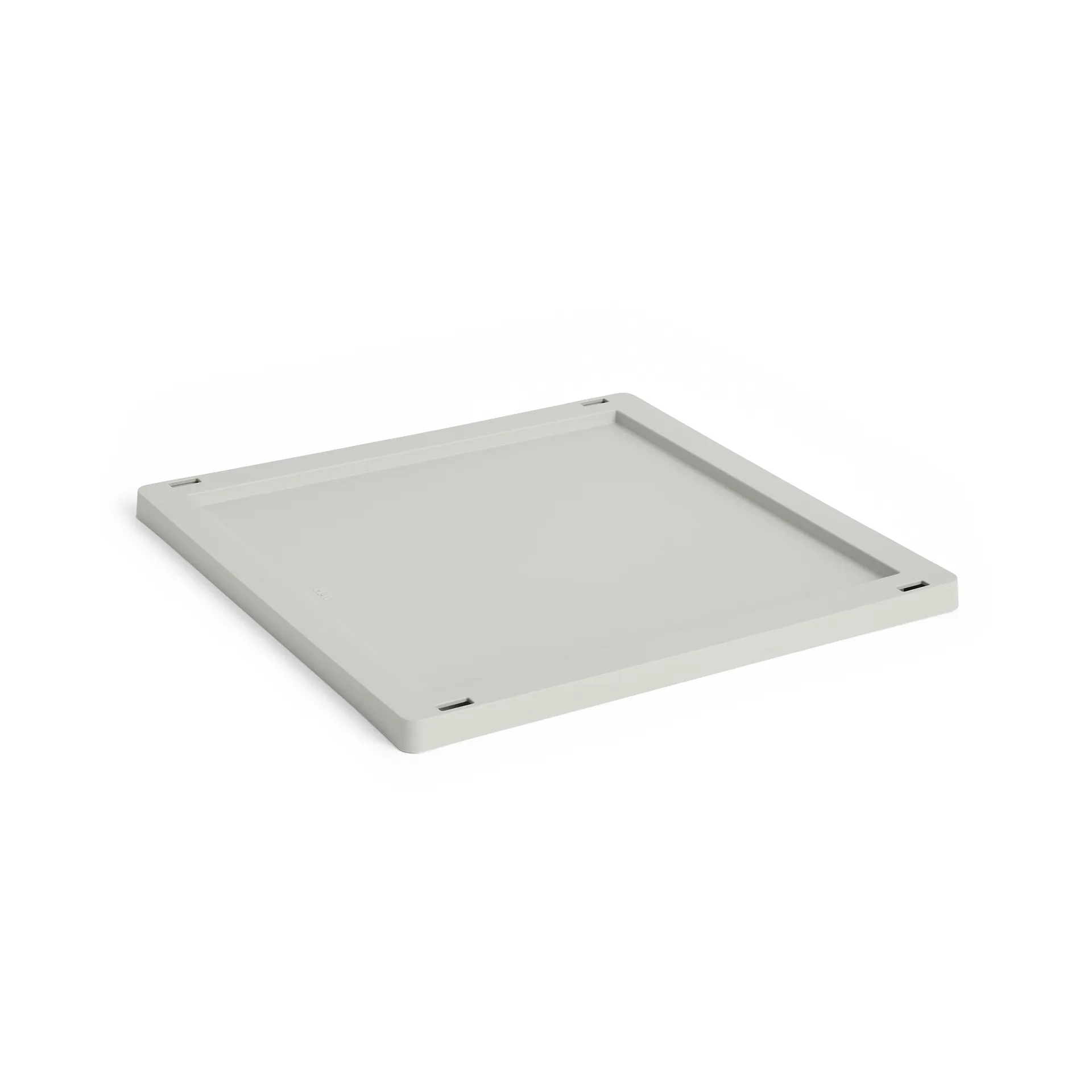 Colour Crate Square/Cube tranca em plástico M, Grey HAY