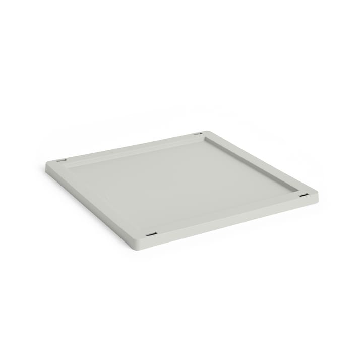 Colour Crate Square/Cube tranca em plástico M - Grey - HAY