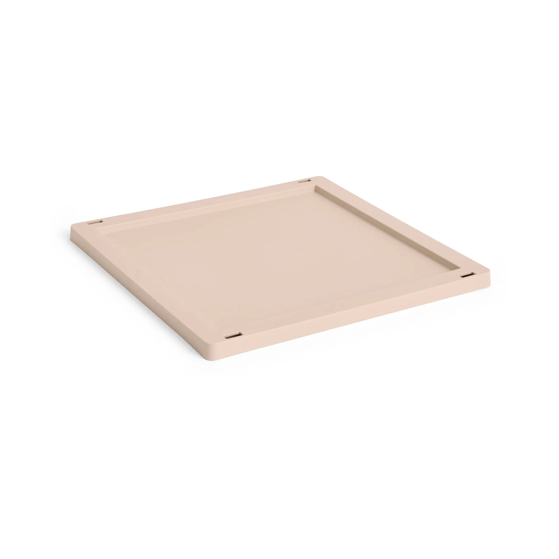 Colour Crate Square/Cube tranca em plástico M, Powder HAY