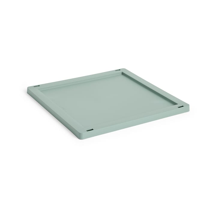 Colour Crate Square/Cube tranca em plástico M - Sage green - HAY