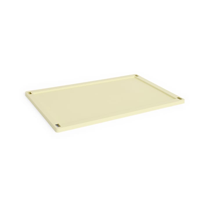 Colour Crate tranca em plástico grande - Light yellow - HAY