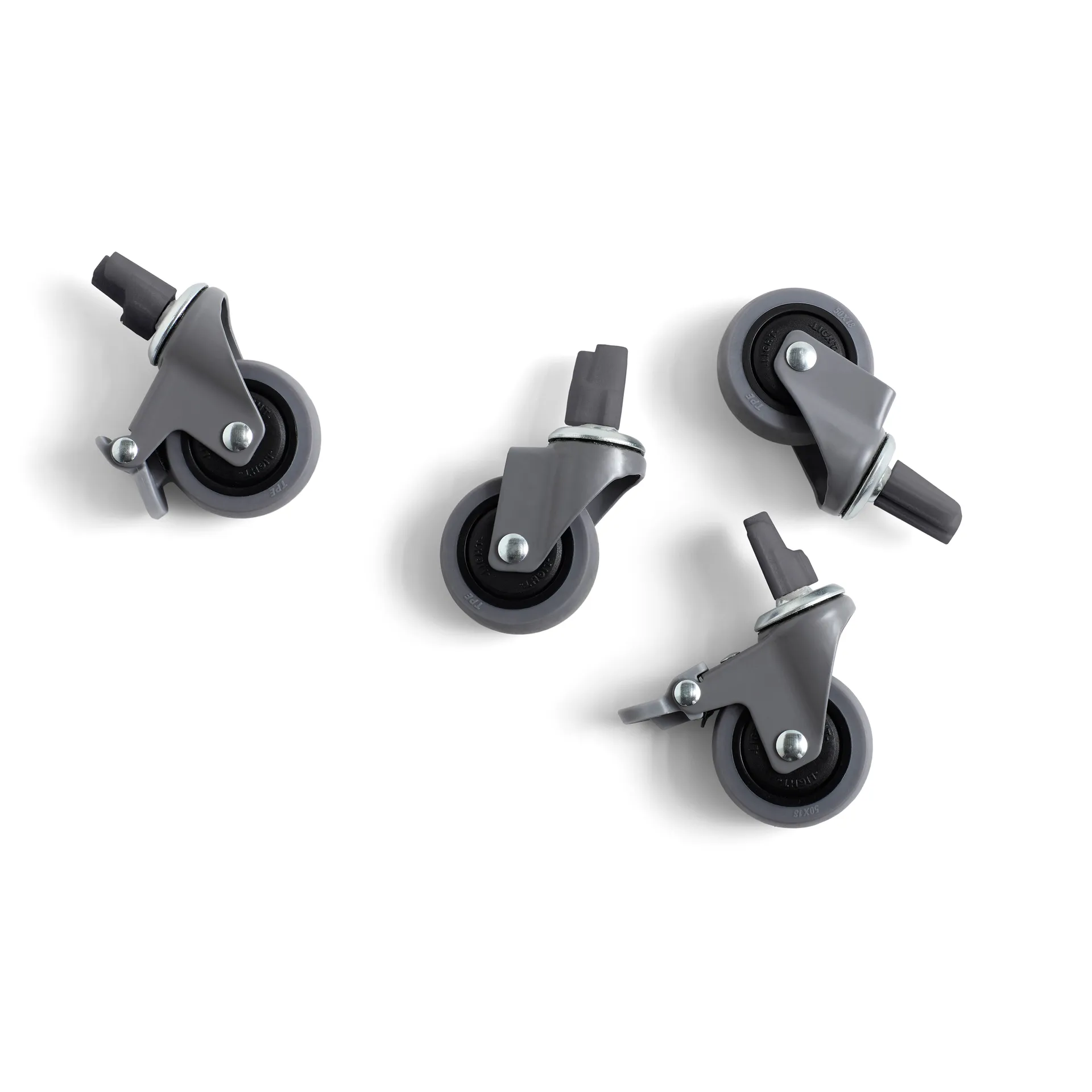 Colour Crate wheels 4 unid., Médio HAY