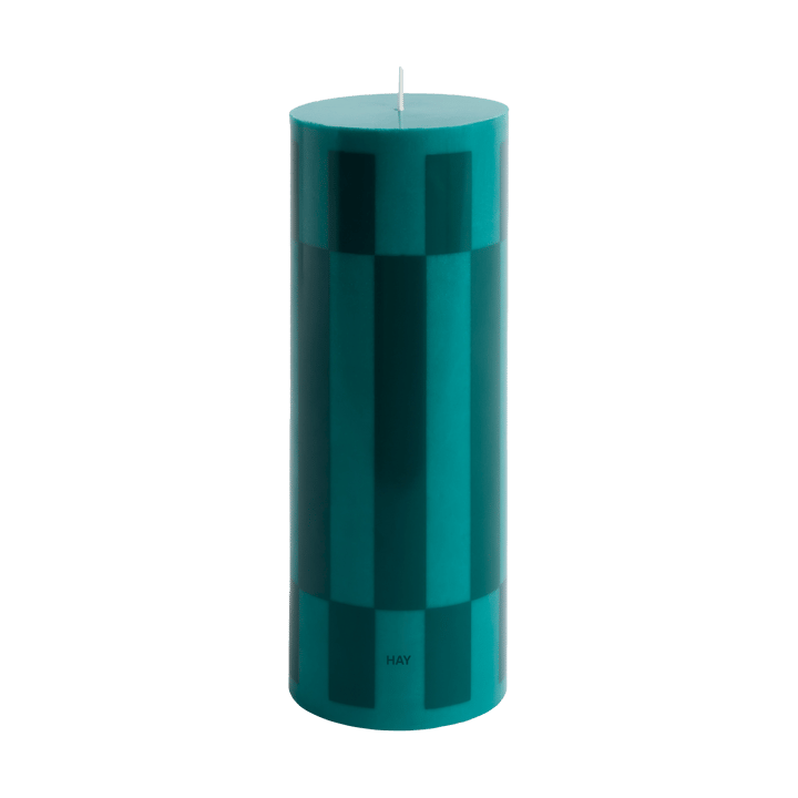 Column Candle vela em bloco grande 25 cm  - Verde-verde escuro - HAY