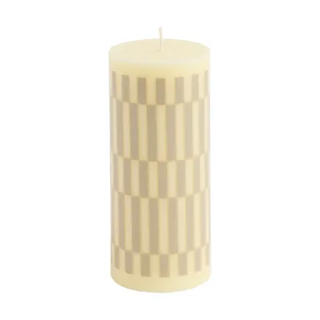 Column Candle vela em bloco pequeno 15 cm  - Cream-sand - HAY
