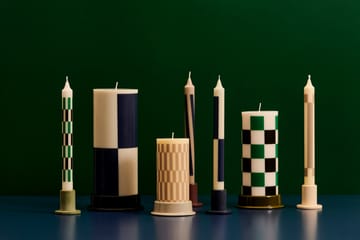 Column Candle vela em bloco pequeno 15 cm  - Cream-sand - HAY