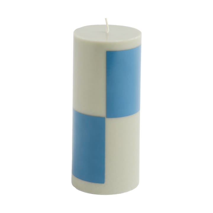 Column Candle vela em bloco pequeno 15 cm  - Grey-blue - HAY