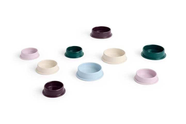 Column Candleholder castiçal S 10 cm, Rosa pálido HAY