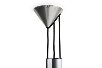 Compass Adjustable candeeiro de parede 43 cm - Alumínio escovado - HAY